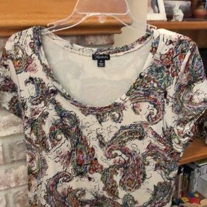 Adorable dress with cap sleeves and slight flare